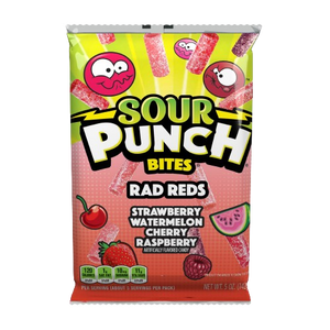 Sour Punch Rad Reds Bites Bag - Visit www.allcitycandy.com for sweet and delicious candy! 