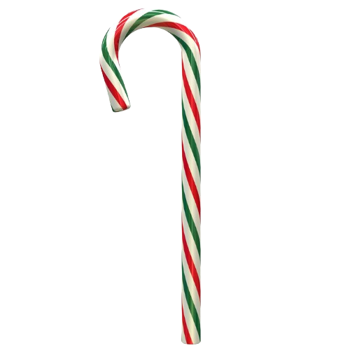 Spangler Candy Canes Peppermint Red, Green & White 18 Count 7.9 oz