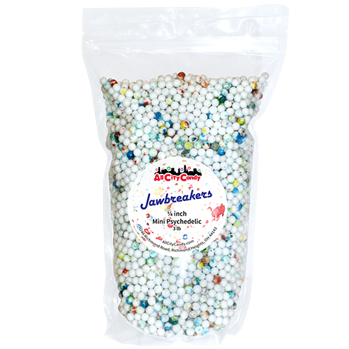 Mini Psychedelic Jawbreaker 1/4-Inch - Bulk Bags - All City Candy
