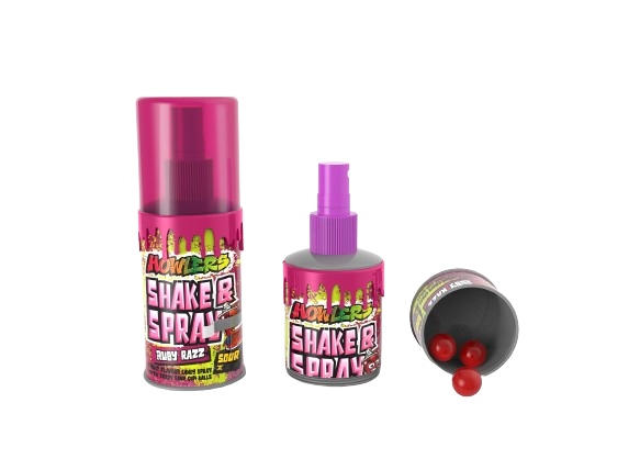 Albert's Howlers Shake and Spray Rad Reds Assorted 2.3 oz. - All City Candy