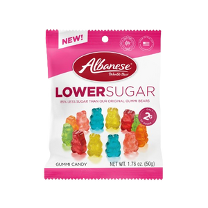 Albanese Lower Sugar 6 Flavor Gummi Bears 1.76 oz. Bag