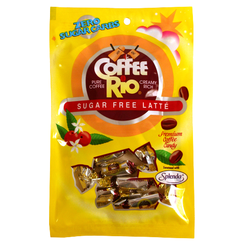 Coffee Rio Sugar Free Latte Candy 3 oz. Bag