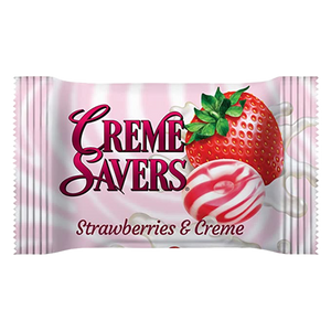 All City Candy Creme Savers Strawberries & Creme Hard Iconic Candy For fresh candy and great service, visit www.allcitycandy.com