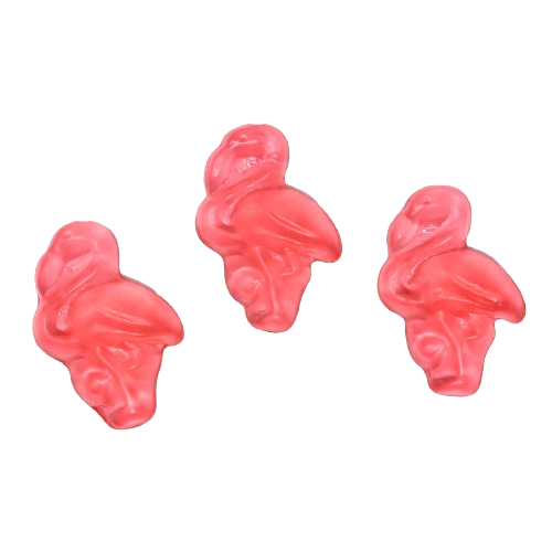 All City Candy Vidal Gummi Pink Flamingos - 2.2 lb. Bag Bulk Unwrapped Vidal Candies For fresh candy and great service, visit www.allcitycandy.com
