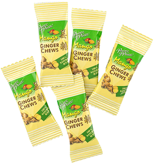 All City Candy Prince of Peace Mango Ginger Chews - 1 lb Bag Prince of Peace For fresh candy and great service, visit www.allcitycandy.com