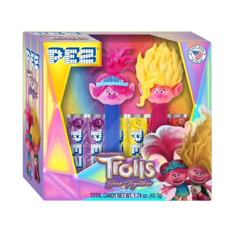 PEZ- Trolls Twin Pack Gift Set