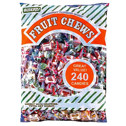 Albert's Wild Cherry Chews 240 Count Candy Bulk Candies Taffy Cherries Albert's Wild Cherry Chews 240 Count Candy Bulk Candies Taffy Cherries