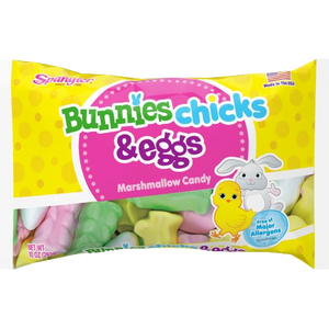 Bunnies Chicks & Eggs Marshmallow Candy