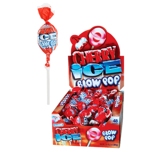 All City Candy Charms Cherry Ice Blow Pop Lollipops Case of 48 Charms Candy (Tootsie) For fresh candy and great service, visit www.allcitycandy.com