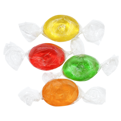 All City Candy Clear Fruit Hard Candy 1 lb. Bulk Tub