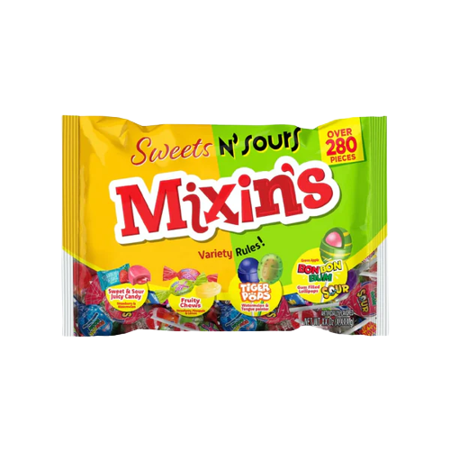 Colombina Mixin's Sweet & Sour 280 pieces 60 oz. Bag Chews Pops Pinata Candy | For fresh candy and great service visit www.allcitycandy.com