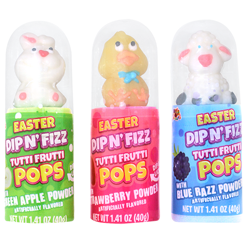 Albert's Easter Dip N' Fizz Assorted Pops 1.41 oz. - All City Candy