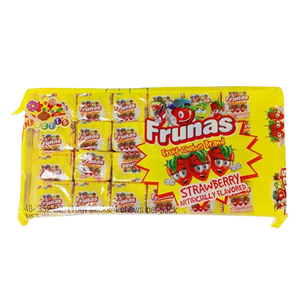 All City Candy Frunas Strawberry Fruit Chews - Pack of 48 Chewy Albert's Candy Default Title For fresh candy and great service, visit www.allcitycandy.com