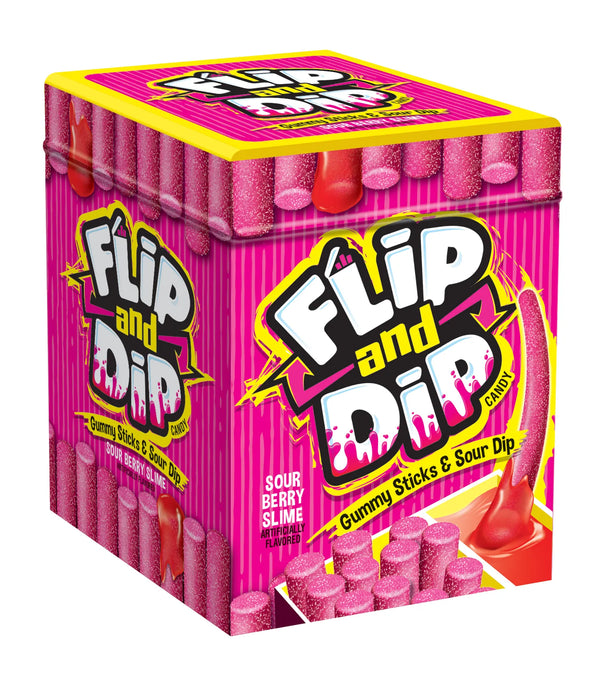 Foreign Candy Flip and Dip Gummy Sticks 3.4 oz. All City Candy