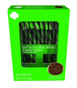 Girl Scouts Thin Mints Candy Canes 5.3 oz. Box