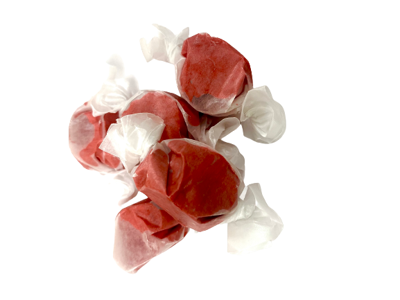 Cherry Salt Water Taffy. For fresh candy and great service, visit www.allcitycandy.com