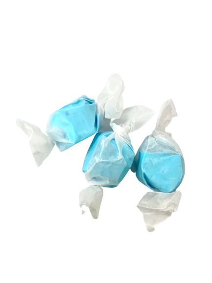 Blue Raspberry Salt Water Taffy - Bulk Bags, 1 lb. Bulk Bag