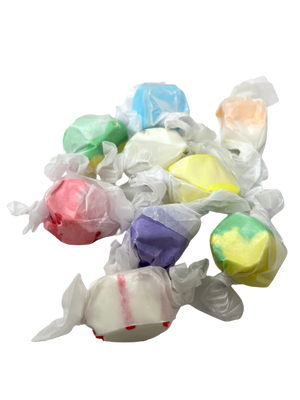 All City Candy Assorted Flavor Salt Water Taffy - 3 LB Bulk Bag Bulk Wrapped Sweet Candy Company For fresh candy and great service, visit www.allcitycandy.com