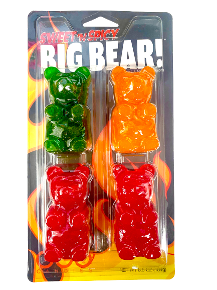 Sweet N Spicy 4 count Big Gummi Bears 6.5 oz