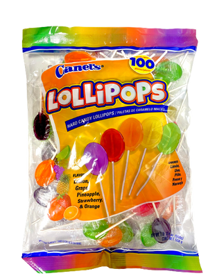 Canel's Fiesta Lollipop 100 piece Bag. For fresh candy and great service, visit www.allcitycandy.com