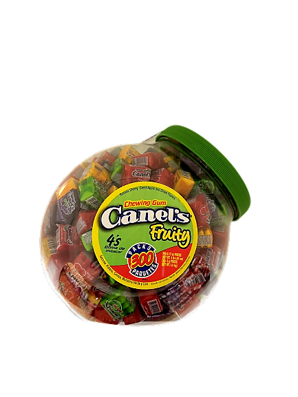 Canel's Fruity Chewing Gum 300 packs 1.5 kg Jar