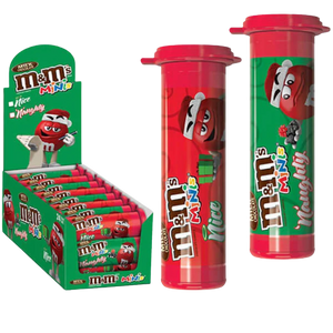 All City Candy M&M Minis Christmas Milk Chocolate Naughty Nice 1.08 oz. Tube Case of 24 Christmas Mars Chocolate For fresh candy and great service, visit www.allcitycandy.com