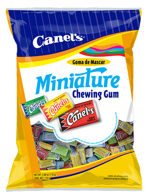 All City Candy Canel's Miniature Chewing Gum 104 piece 3.88 oz. Bag- For fresh candy and great service, visit www.allcitycandy.com