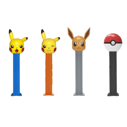 All City Candy PEZ Pokemon Collection Candy Dispenser - 1-Piece Blister Pack Eevee Novelty PEZ Candy For fresh candy and great service, visit www.allcitycandy.com