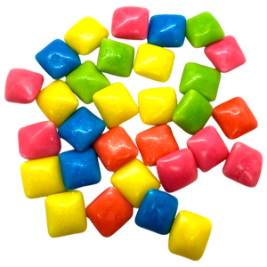 Dubble Bubble Tropical Fruit Chewing Gum Tablets 3 lb Bulk Bag - For fresh candy and great service, visit www.allcitycandy.com