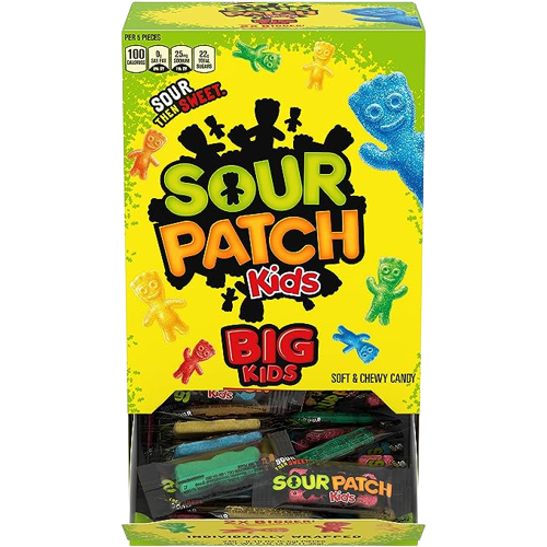 Sour Patch Kids Soft & Chewy Candy - 240-Piece Box - All City Candy