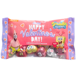 Palmer Spongebob Squarepants Valentine's Foil Hearts 10 oz. Bag
