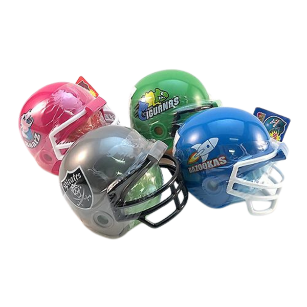 candy fishing pole with a football helmet Touch Down Jawbreaker Candy Toy 3 oz