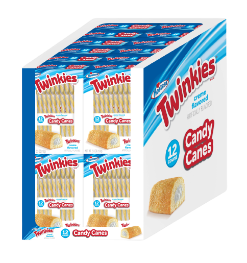 Hostess Twinkies flavored Candy Canes 5.3 oz. Box - All City Candy