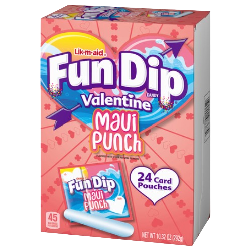 WHAT WE WANT x TENt o TEN プニプニの実 チェリー Lik-m-aid Valentine's Maui Punch 24 Count 10.32 oz. Box - All City