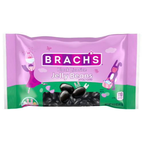 All City Candy Brach's Black Jelly Beans 14.5 oz Bag Brach's Confections (Ferrara) For fresh candy and great service, visit www.allcitycandy.com