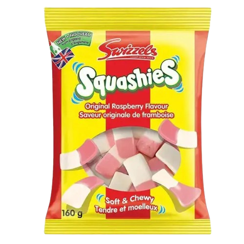Swizzels Squashies Raspberry 160 g Bag -  Visit www.allcitycandy.com for great candy and delicious treats!
