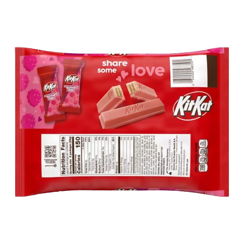 KIT KAT Raspberry Creme Wafer Candy Snack Size 8.8 oz - All City Candy