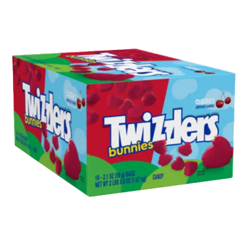 ちゃん丸様日本未発売Twizzlersトゥイズラーレインボー・チェリー他60袋入 ちゃん丸様日本未発売Twizzlersトゥイズラーレインボー・チェリー他60