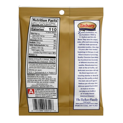Zachary Old Fashioned Nostalgic Vanilla Creme Drops 6.5 oz. Bag