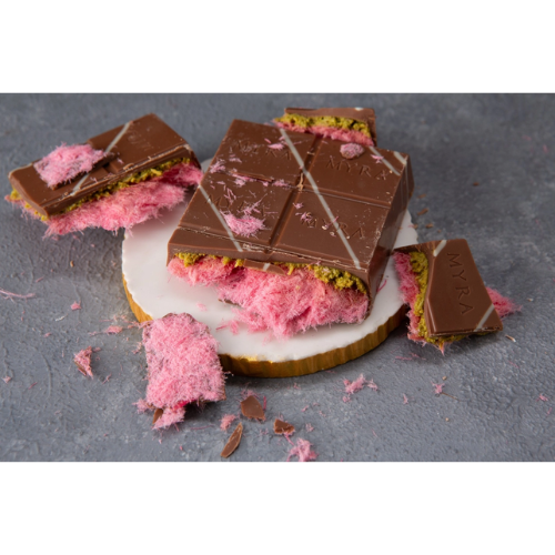 Viral Angel Hair Chocolate Bar – Pomegranate Pistachio, 3.53oz