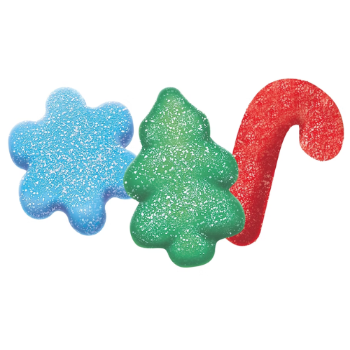 Holiday Sour Gummy Candies – 18 Ct, Festive Shapes, Tangy Treats