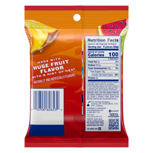 Jolly Rancher Heatwave Gummies 6 oz. Bag - All City Candy
