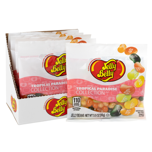Jelly Belly Tropical Paradise Collection 3.5 oz. Bag - All City Candy