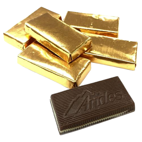 Andes Gold Foil Creme de Menthe 20lb Bulk