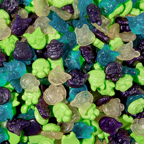 candy monsters Albanese Halloween Monsters Gummi 5 lb. Bulk Bag
