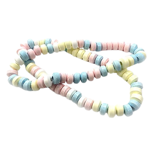 Bulk Unwrapped Smarties Candy Necklaces 10 - Bulk Bag of 100 - Smarties Candy Company - All City Candy