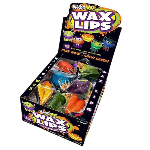 All City Candy Wack-O-Wax Halloween Wax Lips Halloween Concord Confections (Tootsie) For fresh candy and great service, visit www.allcitycandy.com