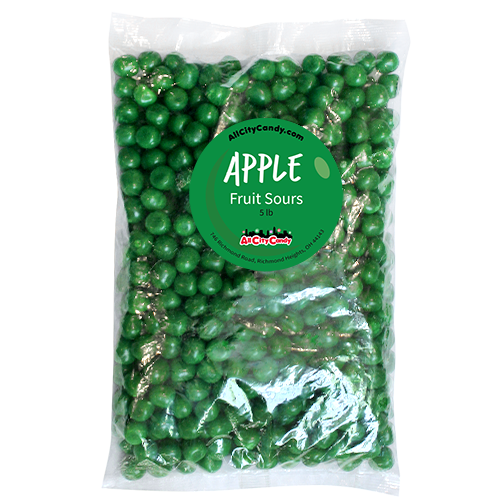 All City Candy Apple Fruit Sours Candy - 5 LB Bulk Bag Bulk Unwrapped Sweet Candy Company Default Title For fresh candy and great service, visit www.allcitycandy.com