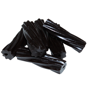All City Candy Black Licorice Twist Pieces 2 lb. Bulk Bag - For fresh candy and great service, visit www.allcitycandy.com