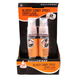 All City Candy Halloween Bloody Candy Spray 2 pc. 2.68 oz. Case of 6 Halloween Hilco For fresh candy and great service, visit www.allcitycandy.com